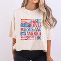 She Loves Jesus and America Too T-Shirt