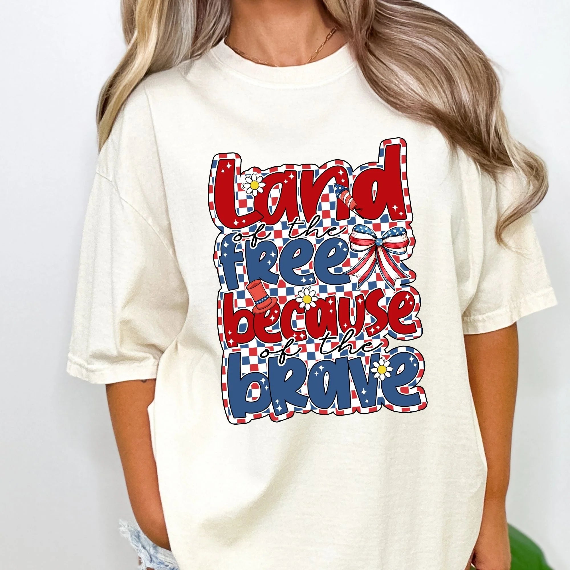 Land of the Free Because of the Brave T-Shirt