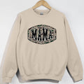 Distressed Camo Mama Sweatshirt