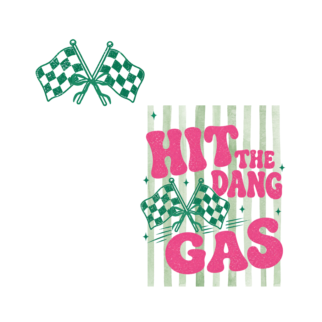 Hit the Dang Gas Retro Moto Tee