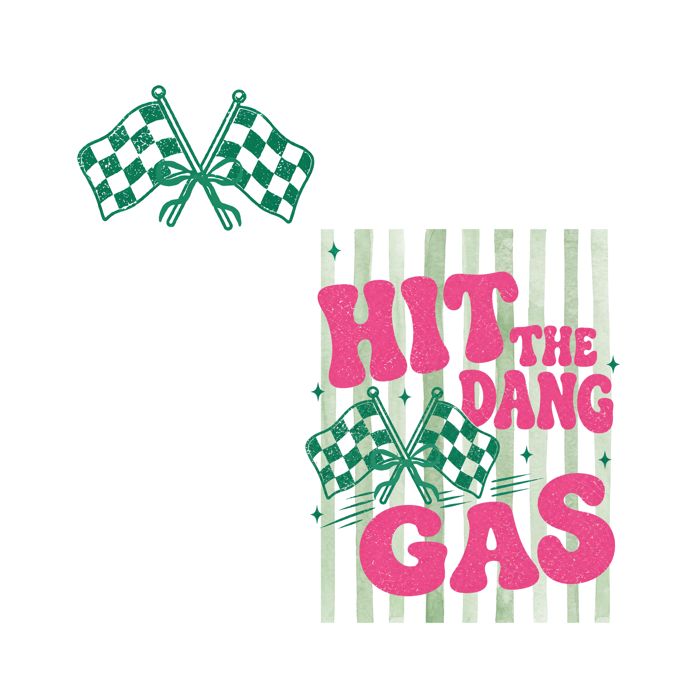 Hit the Dang Gas Retro Moto Tee
