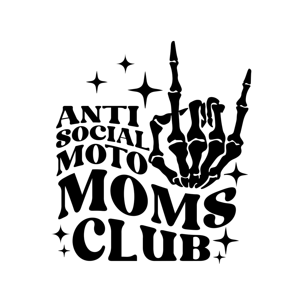 Anti Social Moto Moms Club Tee