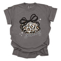 Gameday Leopard Bow Football T-Shirt & Sweatshirt
