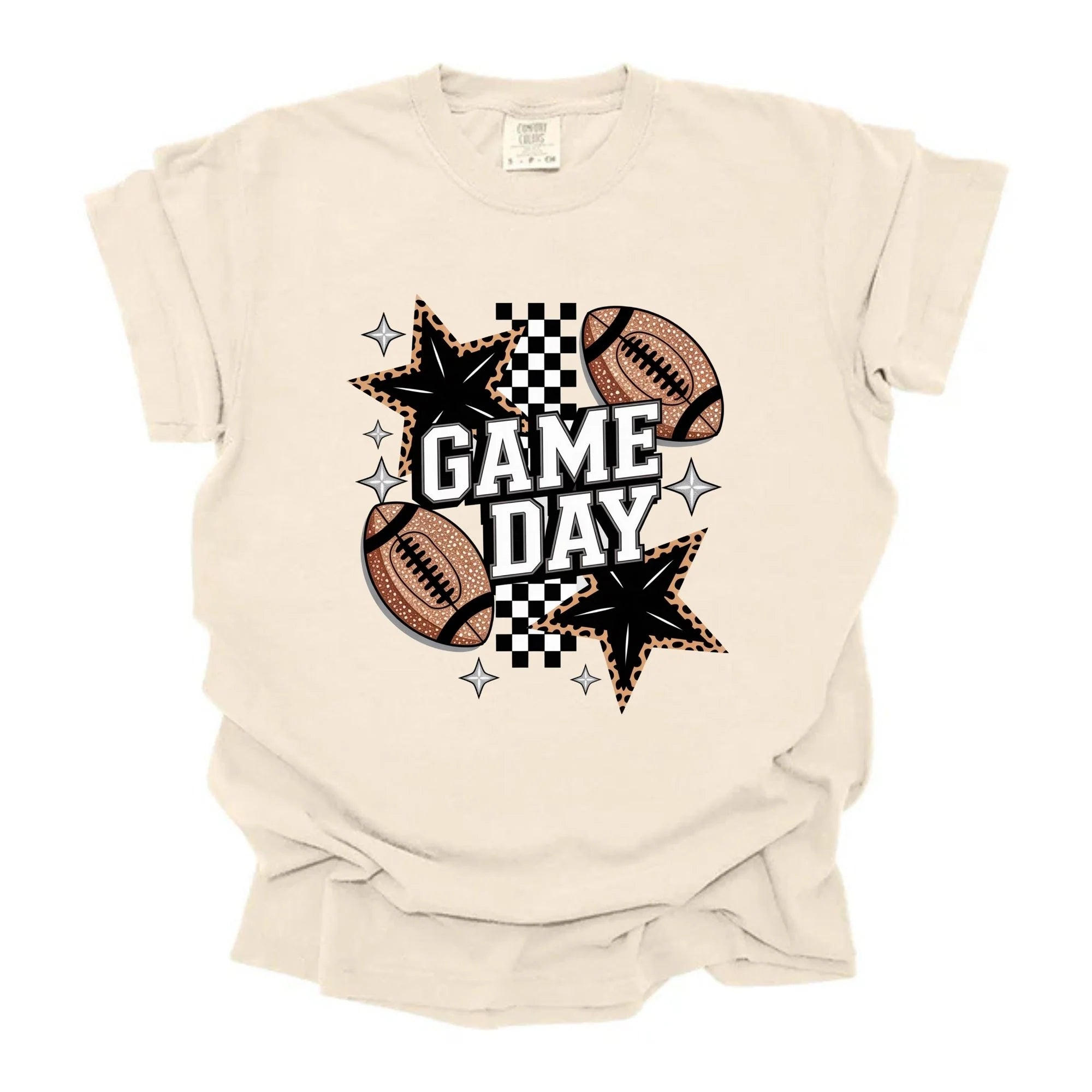 Game Day Stars & Footballs T-Shirt & Sweatshirt