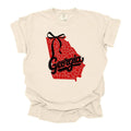Georgia State County Map Bow T-Shirt