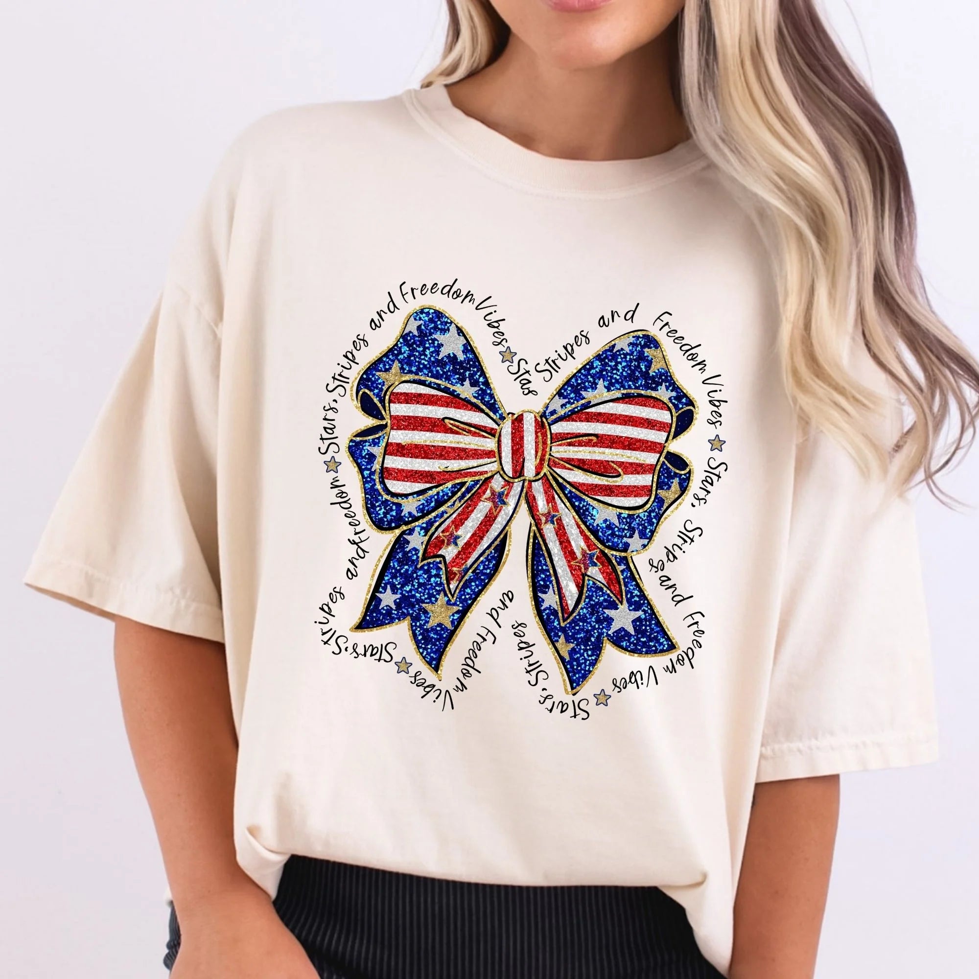 Stars, Stripes and Freedom Vibes T-Shirt