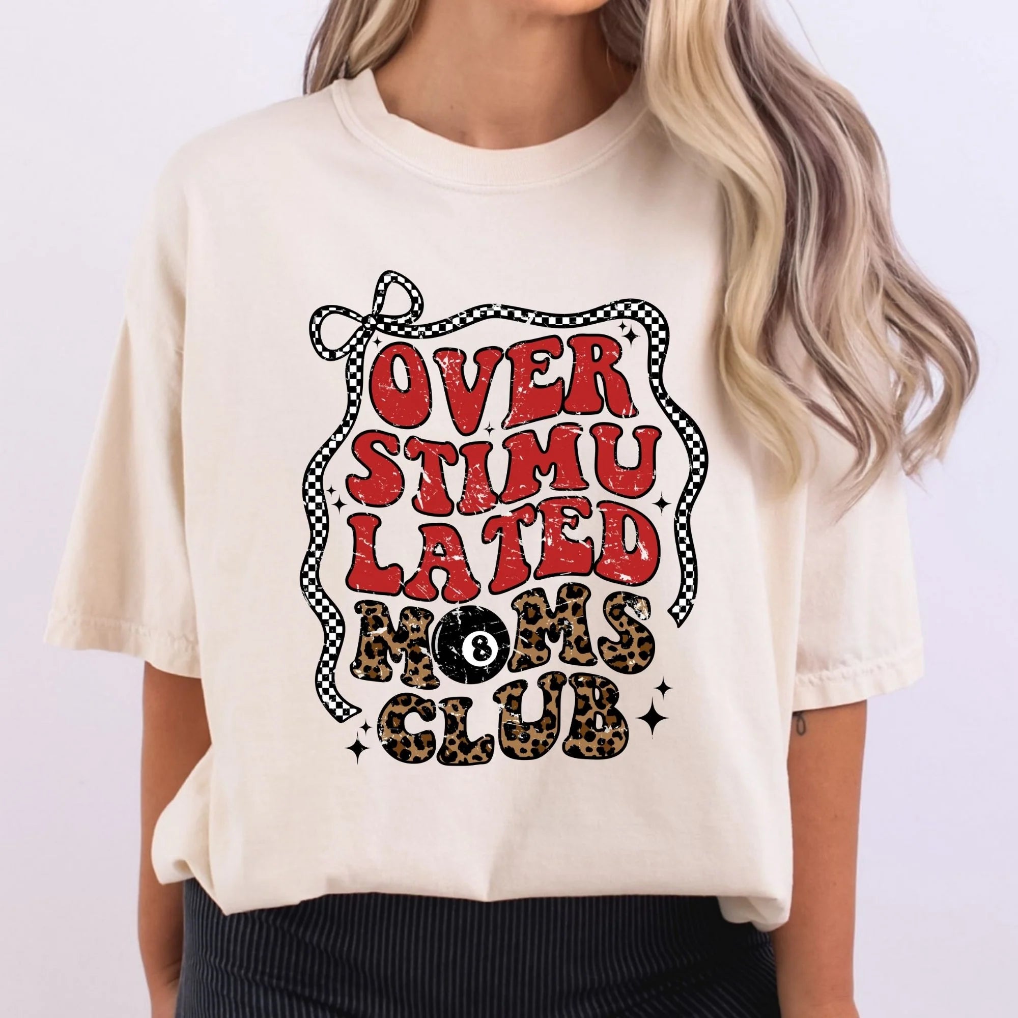 Overstimulated Moms Club T-Shirt