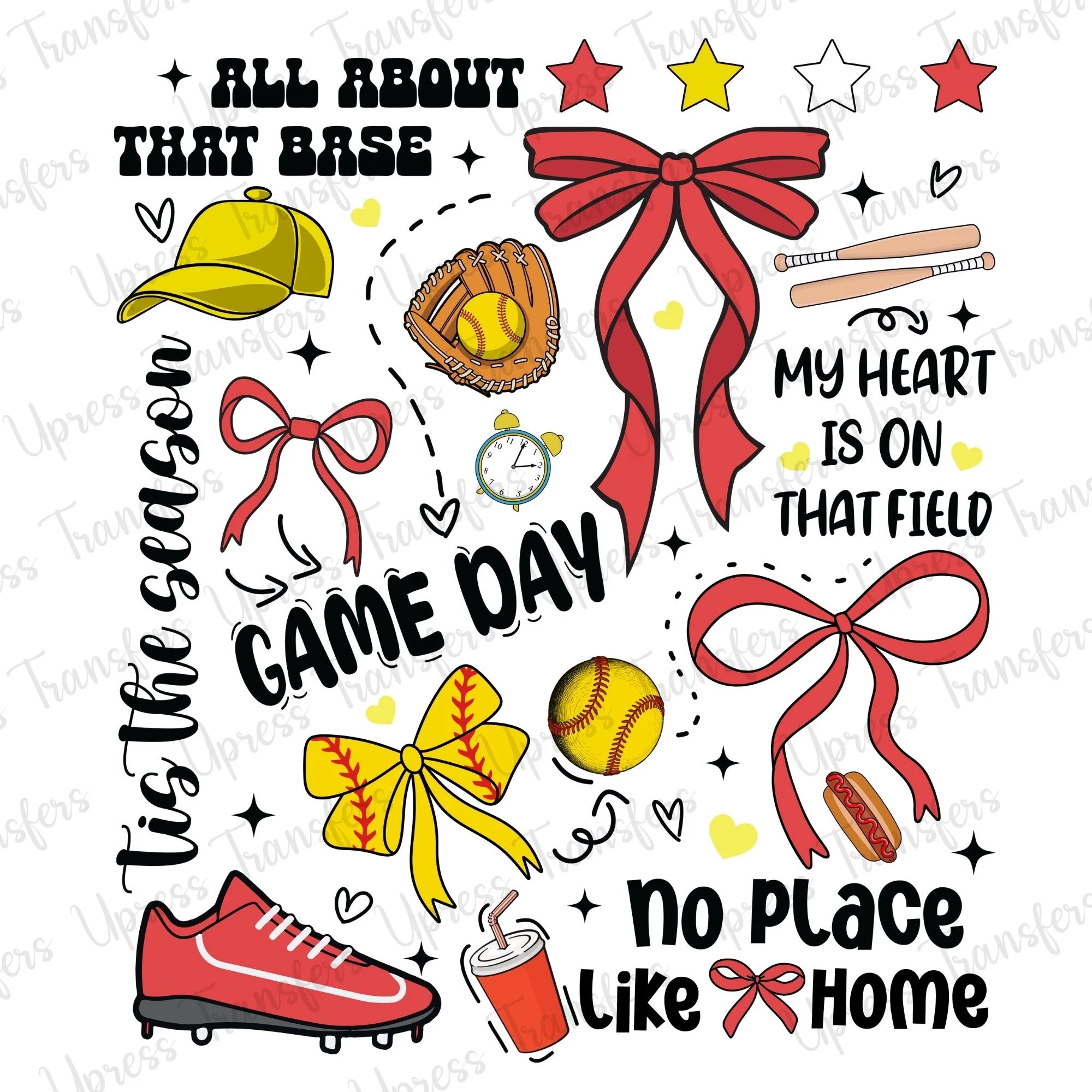 Softball Season Collage T-Shirt