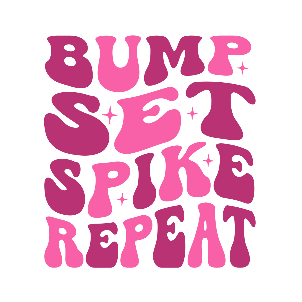 Bump Set Spike Repeat Tee