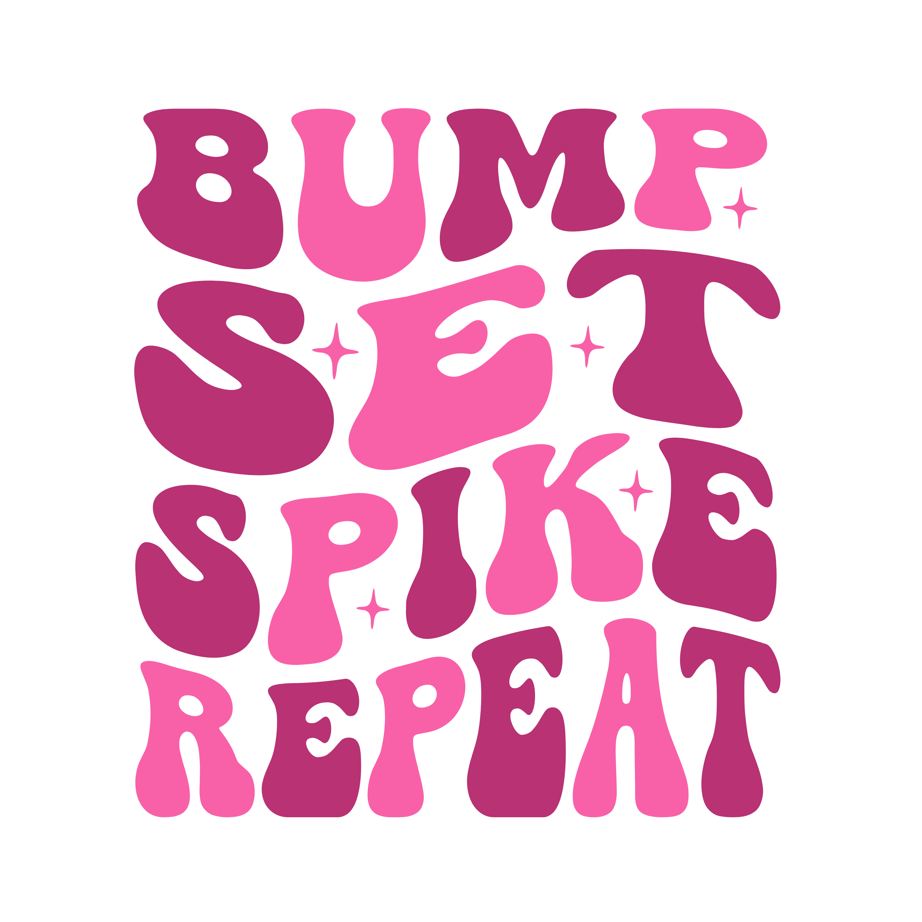 Bump Set Spike Repeat Tee