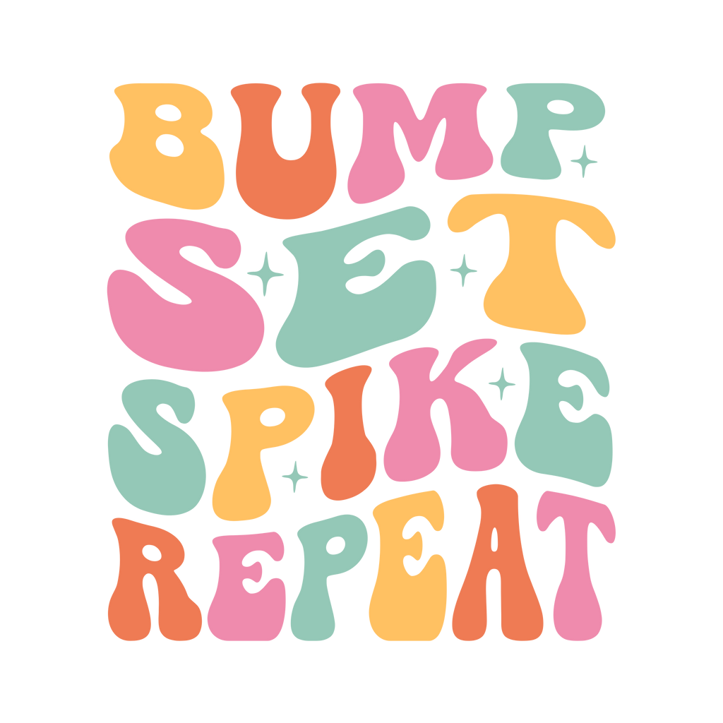 Bump Set Spike Repeat Tee