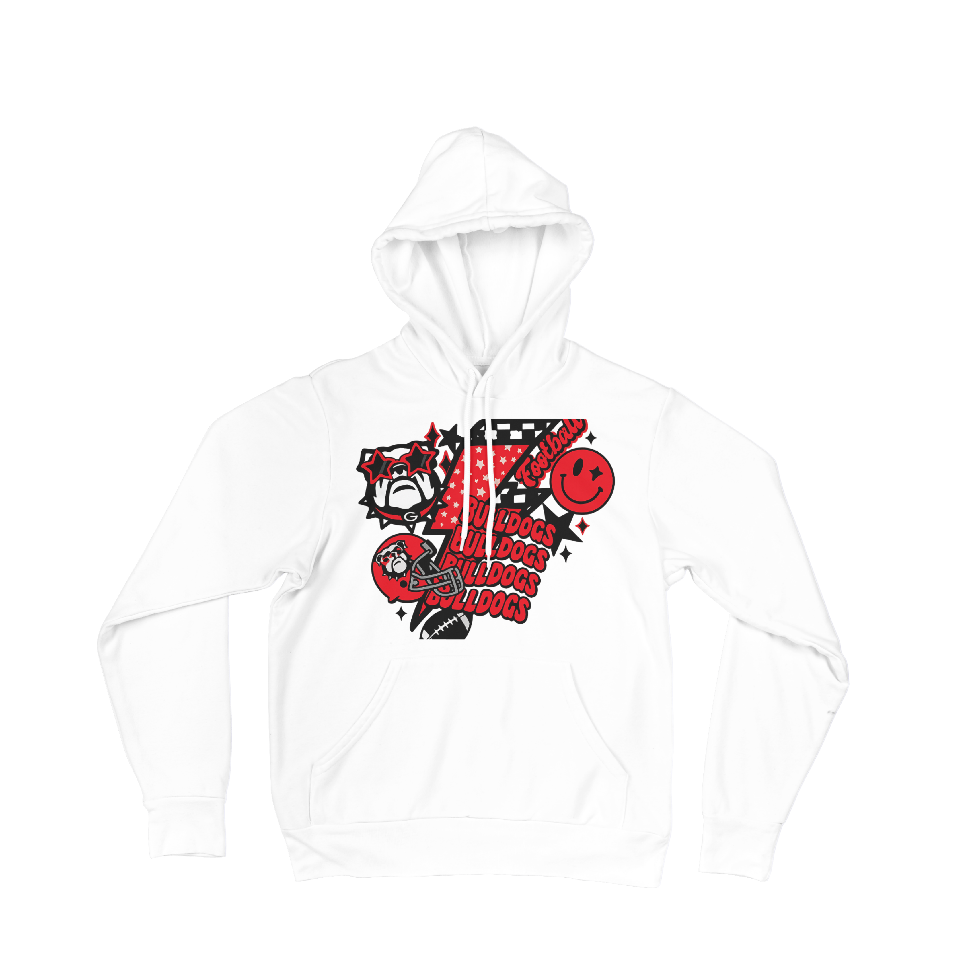 Bulldogs Football Collage Tee