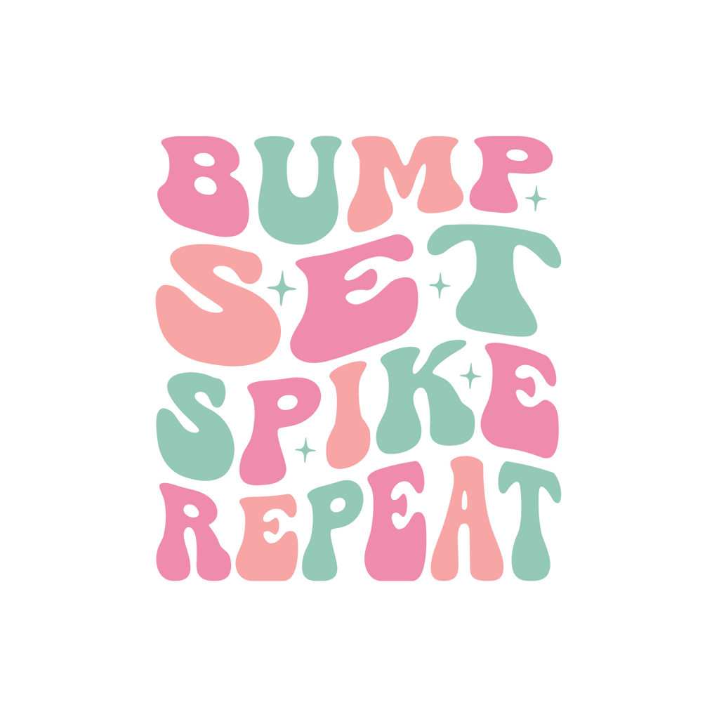 Bump Set Spike Repeat Tee