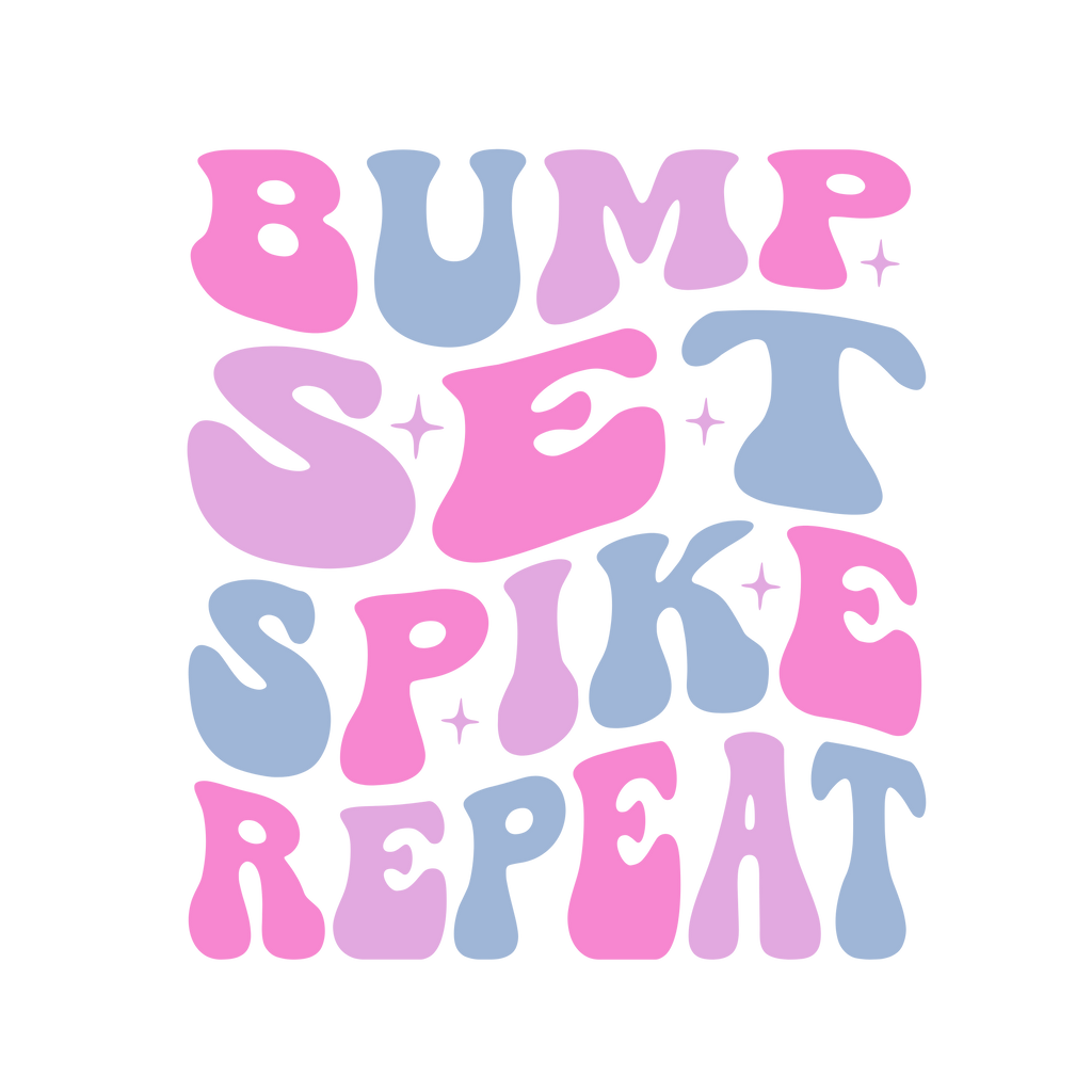 Bump Set Spike Repeat Tee