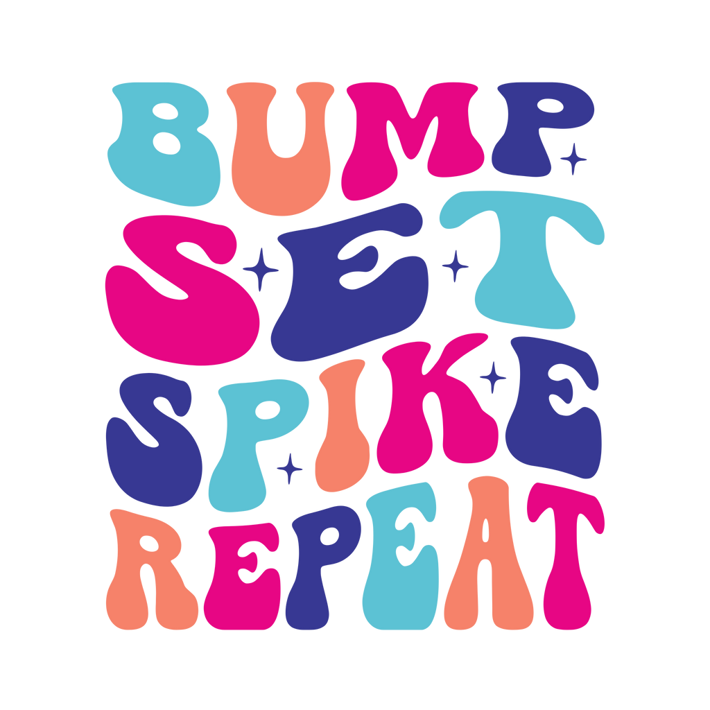 Bump Set Spike Repeat Tee