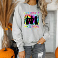 It's Just a Bunch of Hocus Pocus Sweatshirt | Tie-Dye Witch Halloween Crewneck