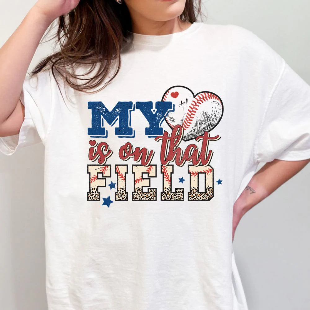 My Heart Is On That Field Tee