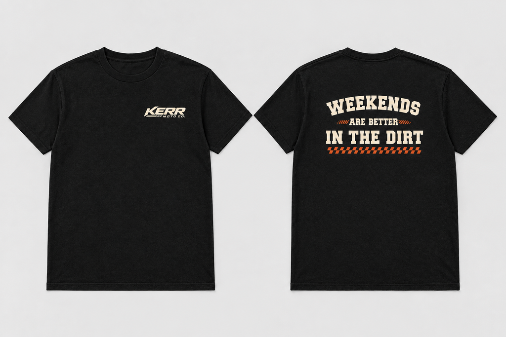 Black shirt front and back combined