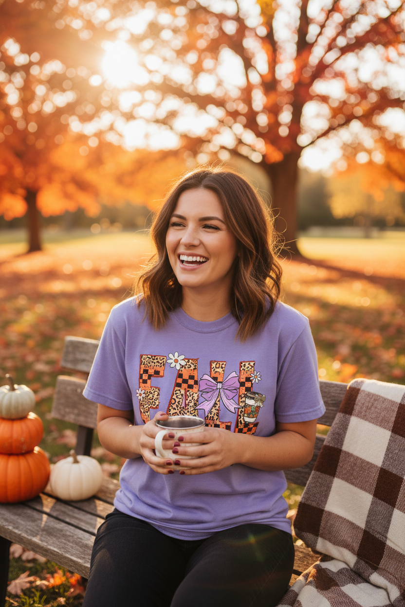 Fall Vibes Lifestyle Mockup