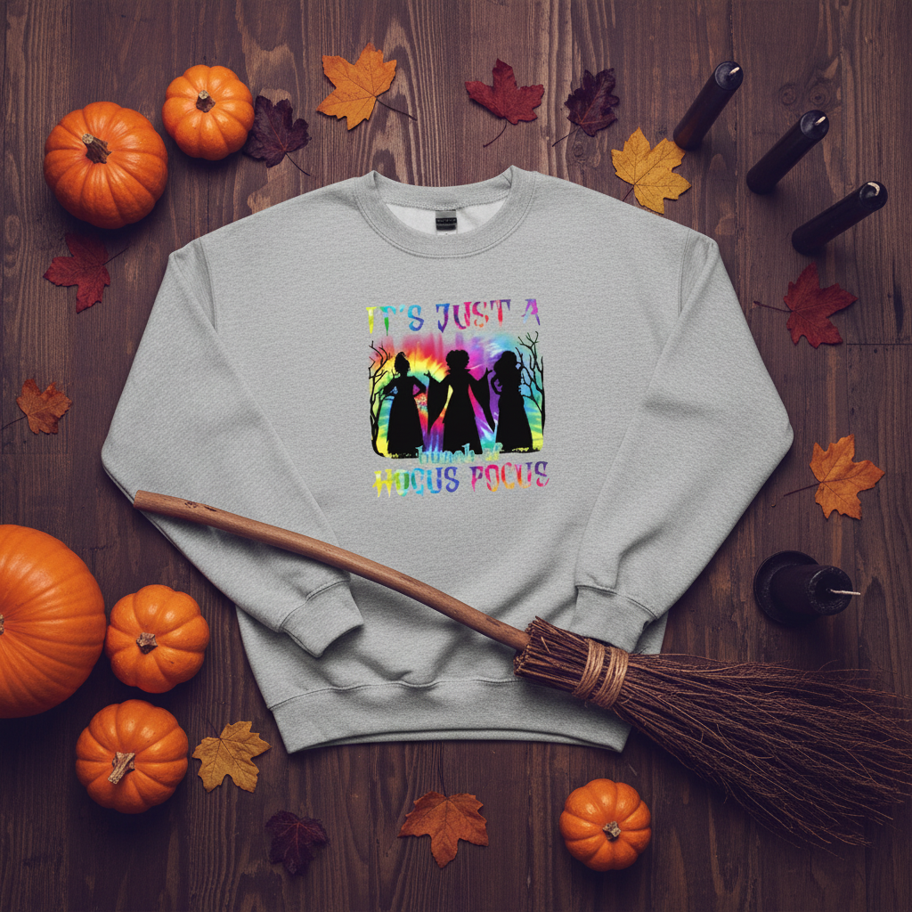 Hocus Pocus Sweatshirt Flat Lay