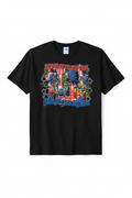 Home of the Free Because of the Brave T-Shirt flat lay on black tee