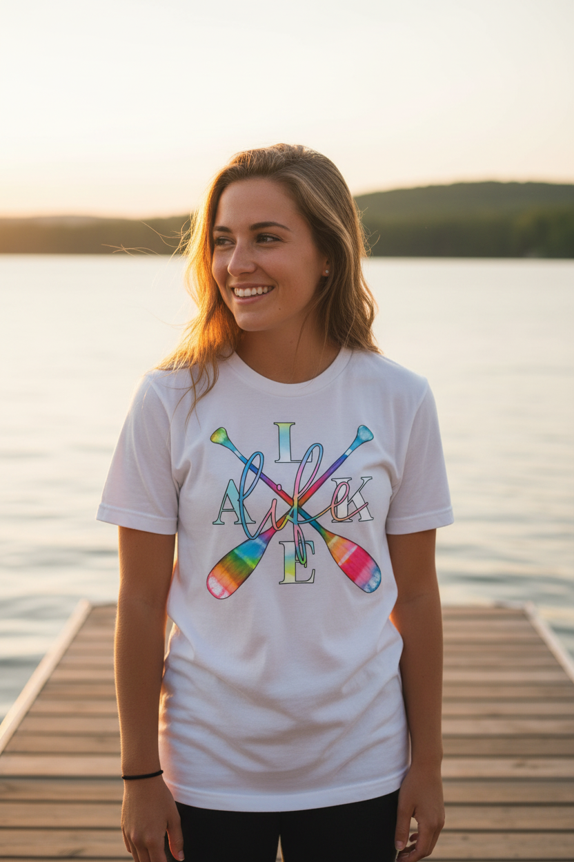 Lake Life - female lifestyle mockup