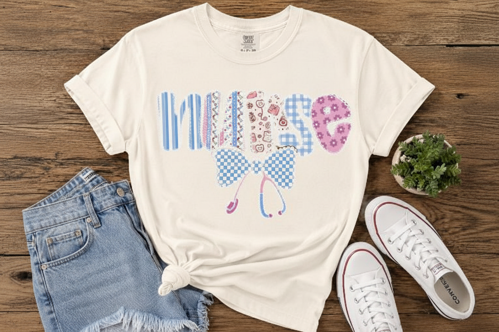 Nurse Tee Lifestyle Mockup