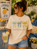 Sweet Summer Time Lemonade Bows T-Shirt