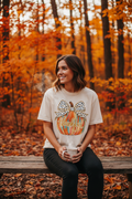 Thankful Pumpkin Tee Lifestyle Photo