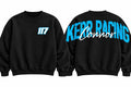 Custom Big-Back Racing Sweatshirt | Personalized Rider Name & Number
