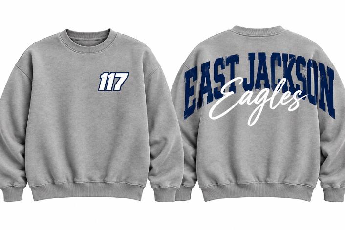 Custom Big-Back School & Team Spirit Sweatshirt