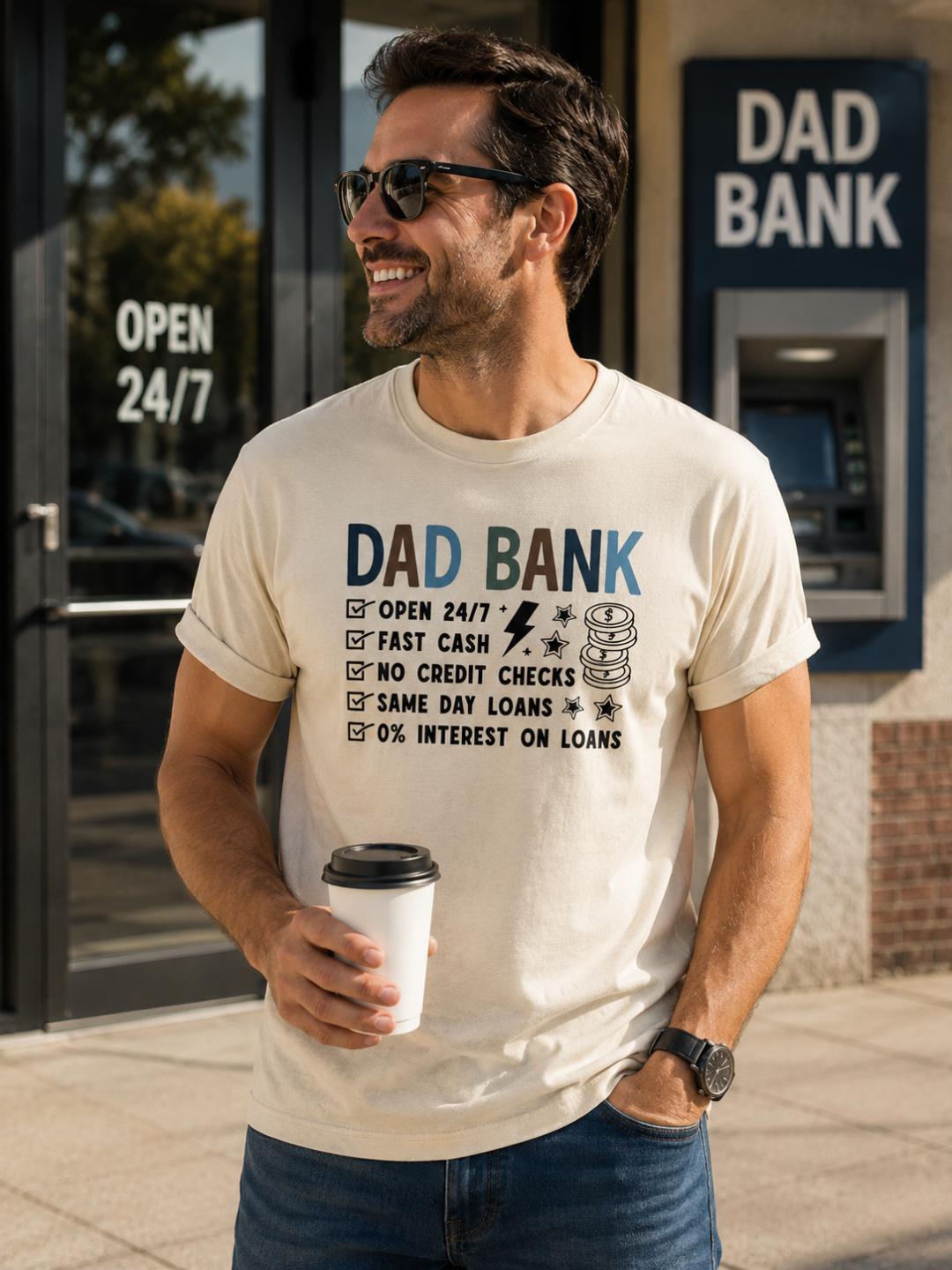 Dad Bank Open 24/7 T-Shirt