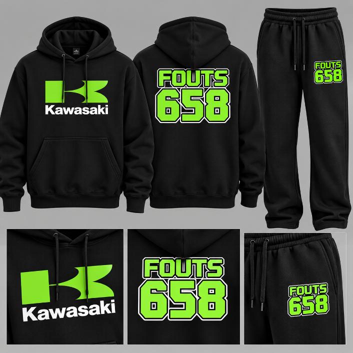 Custom Motocross Track Set| Personalized Hoodie and Sweatpants