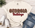 Georgia Bulldogs Leopard Print Tee