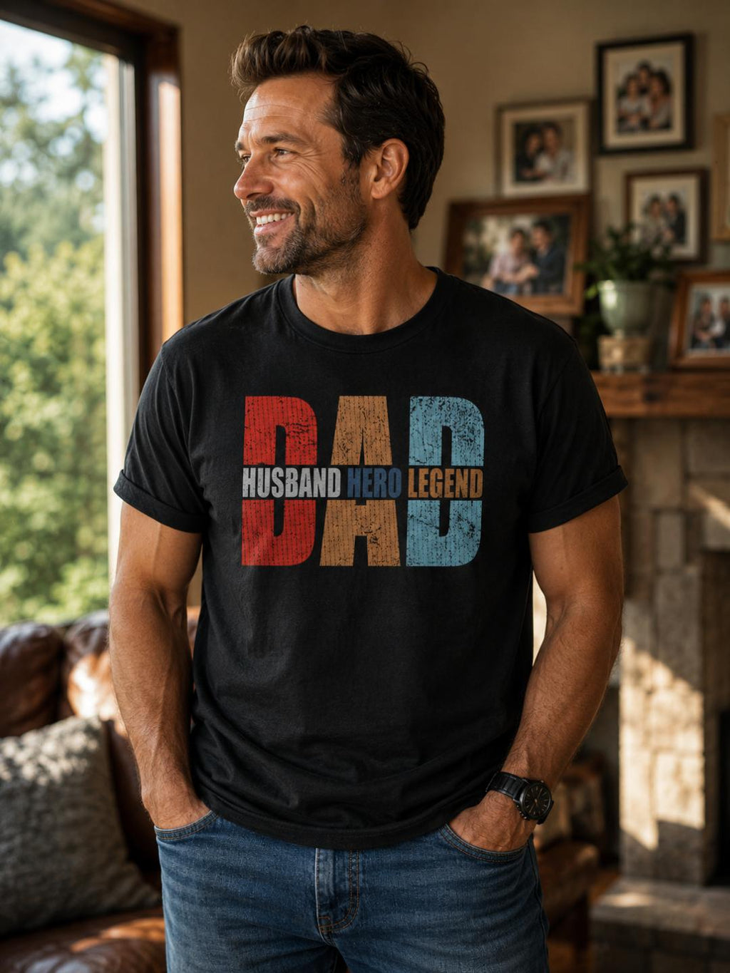Dad Husband Hero Legend T-Shirt