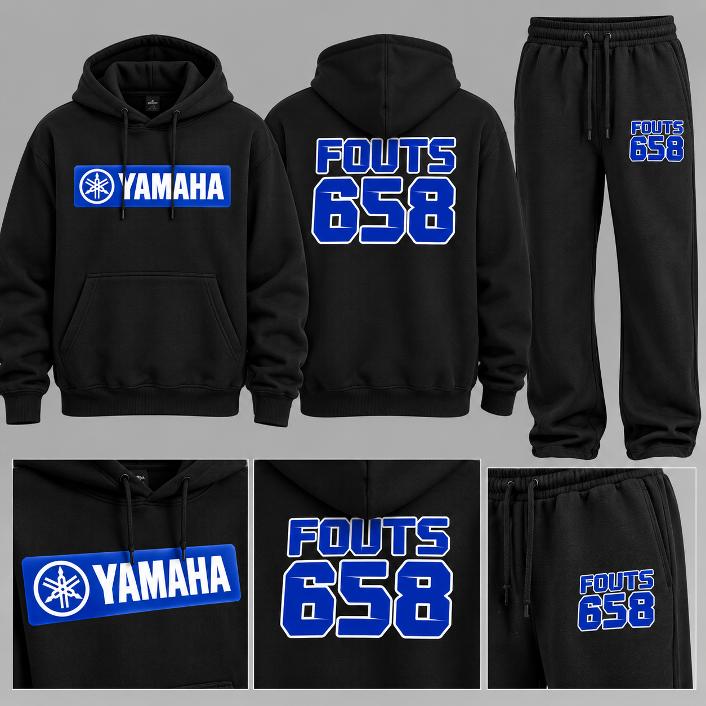 Custom Motocross Track Set| Personalized Hoodie and Sweatpants