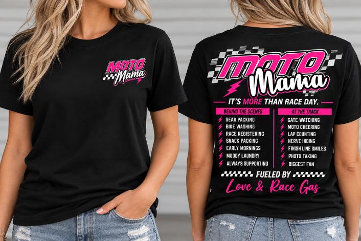 Moto Mama “More Than Race Day” Graphic Tee