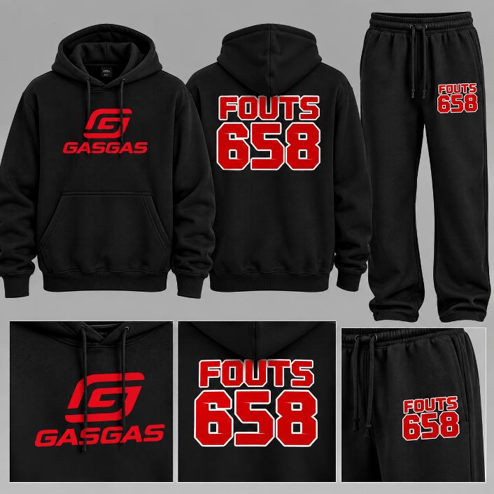 Custom Motocross Track Set| Personalized Hoodie and Sweatpants