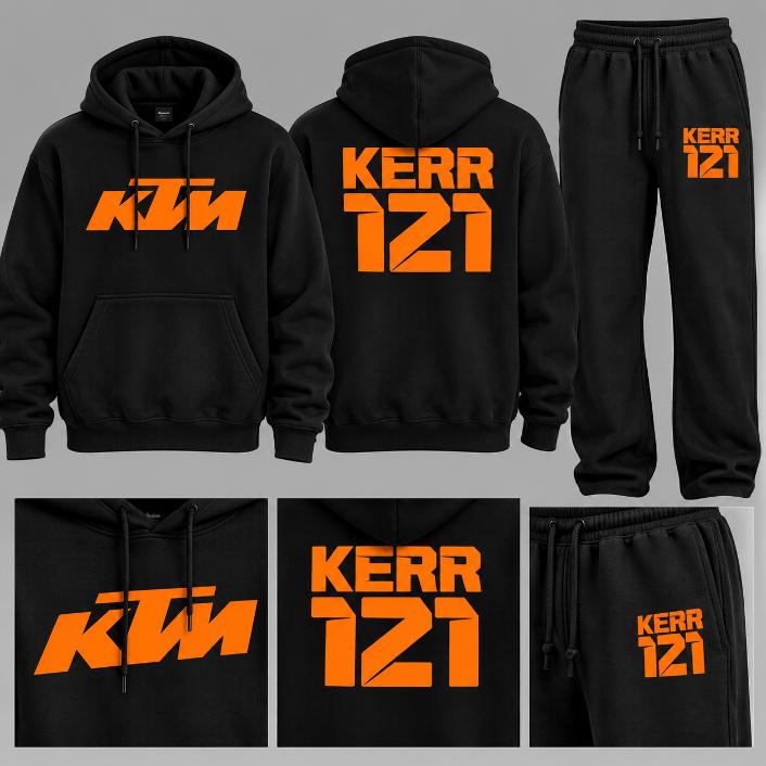 Custom Motocross Track Set| Personalized Hoodie and Sweatpants