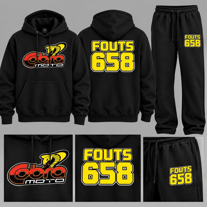 Custom Motocross Track Set| Personalized Hoodie and Sweatpants