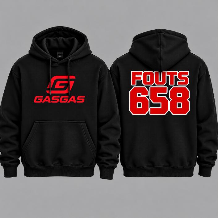 Custom Motocross Hoodie | Personalized Rider Name & Number