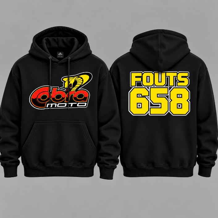 Custom Motocross Hoodie | Personalized Rider Name & Number