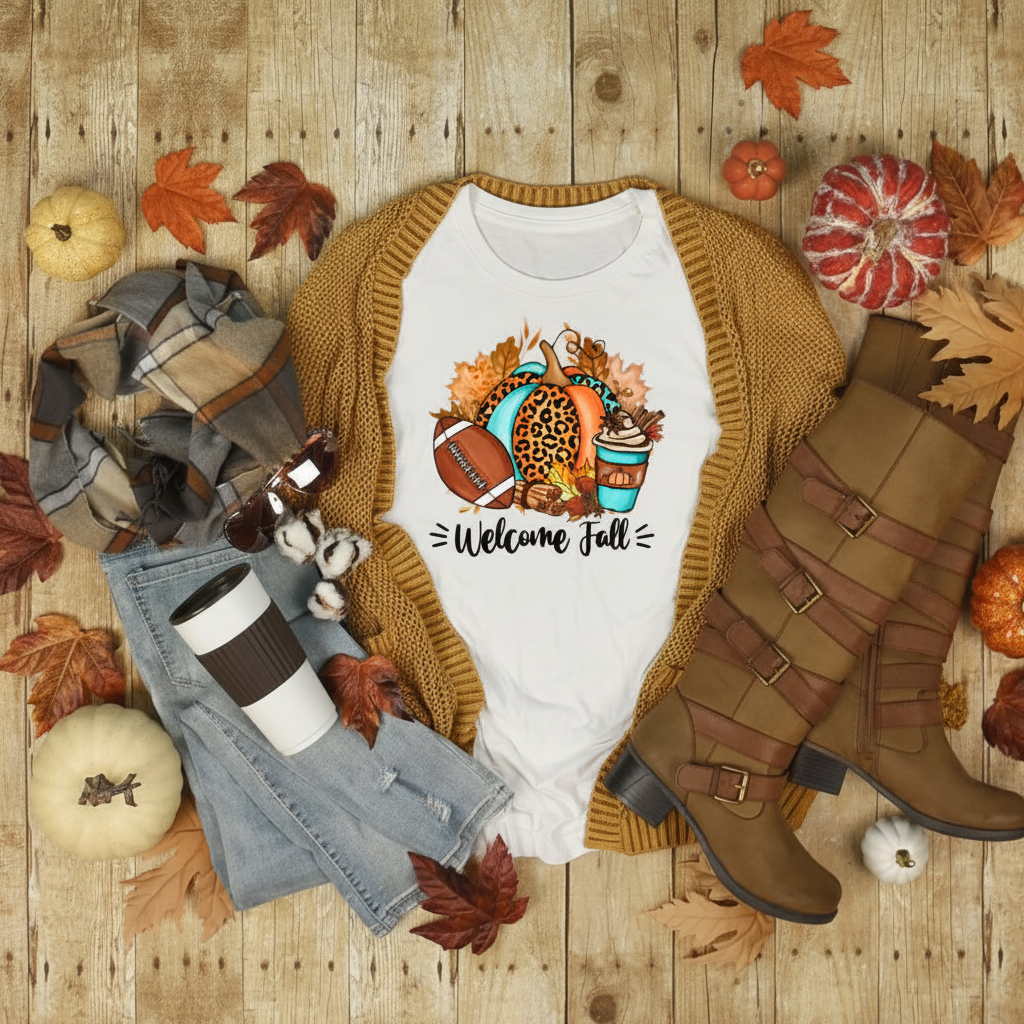 Welcome Fall Lifestyle Mockup