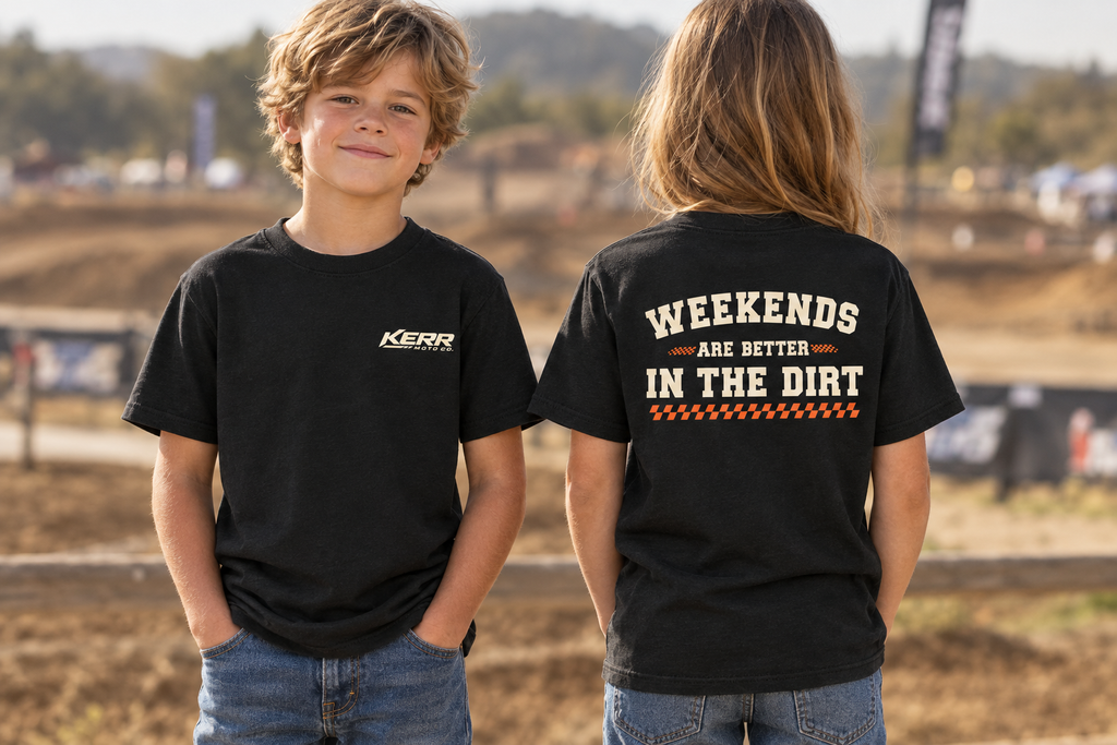 Youth black shirt lifestyle mockup