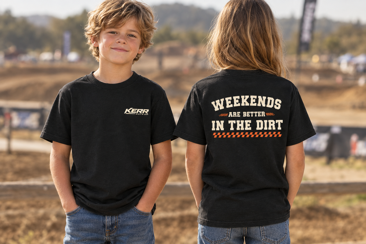 Youth black shirt lifestyle mockup